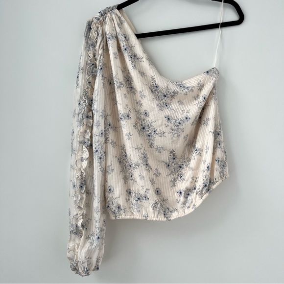 NWT Cami NYC lotus one shoulder silk cotton top XS - Picture 6 of 15